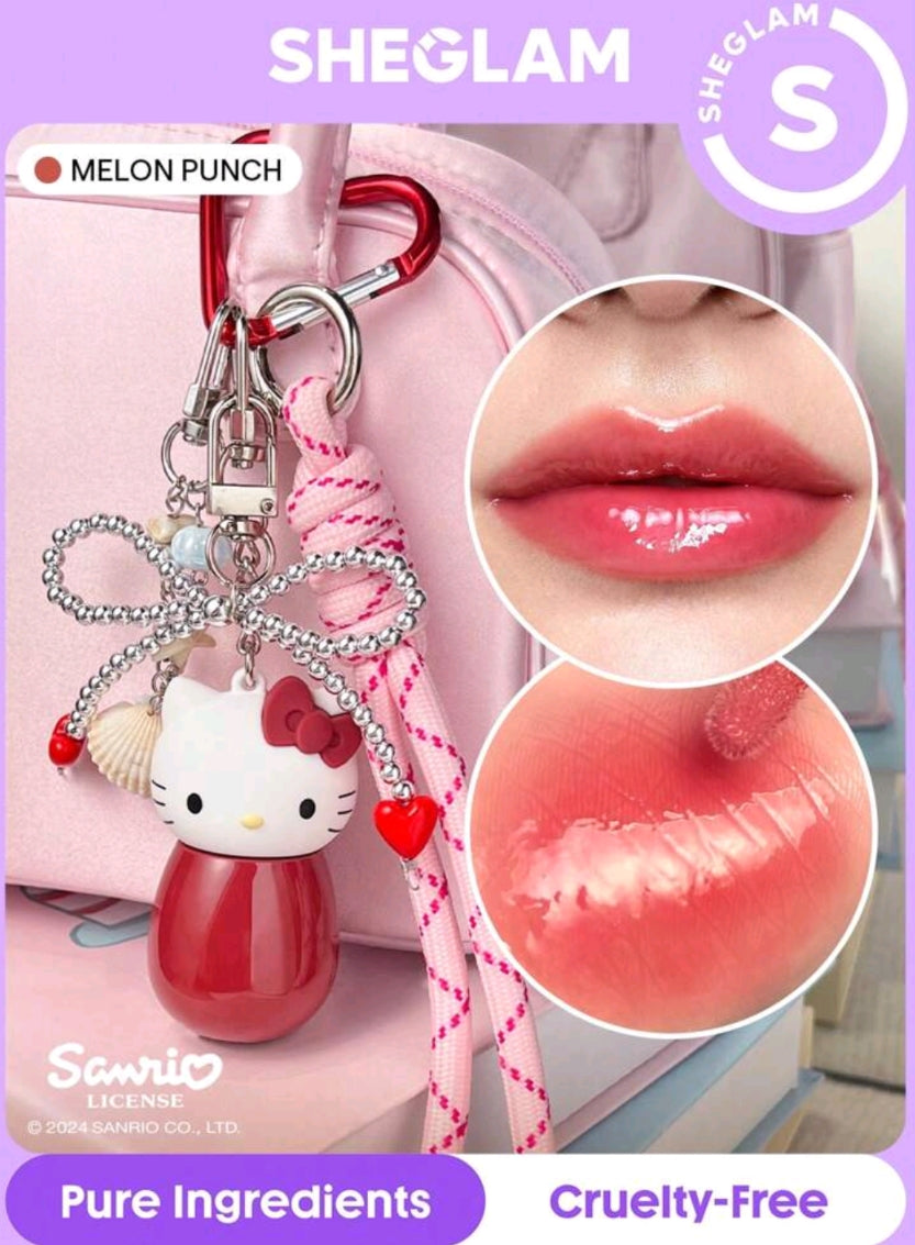 HELLO KITTY x SHEGLAM poolside Perfection lip glaze-lip gloss