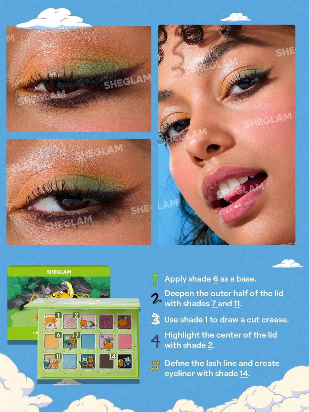 Z- Adventure Time | SHEGLAM Land Of Ooo eyeshadow Palette