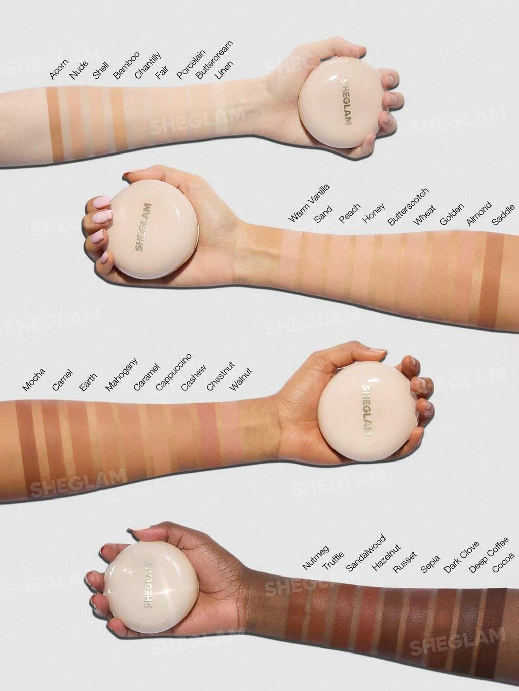 A- SHEGLAM Lock & Go cushion foundation