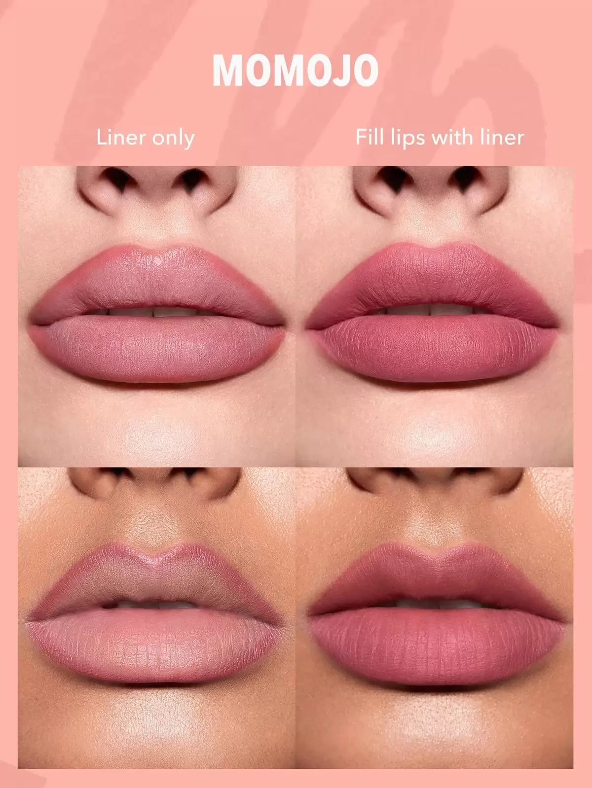 SHEGLAM so lippy lip liner set- rose garden (pink)