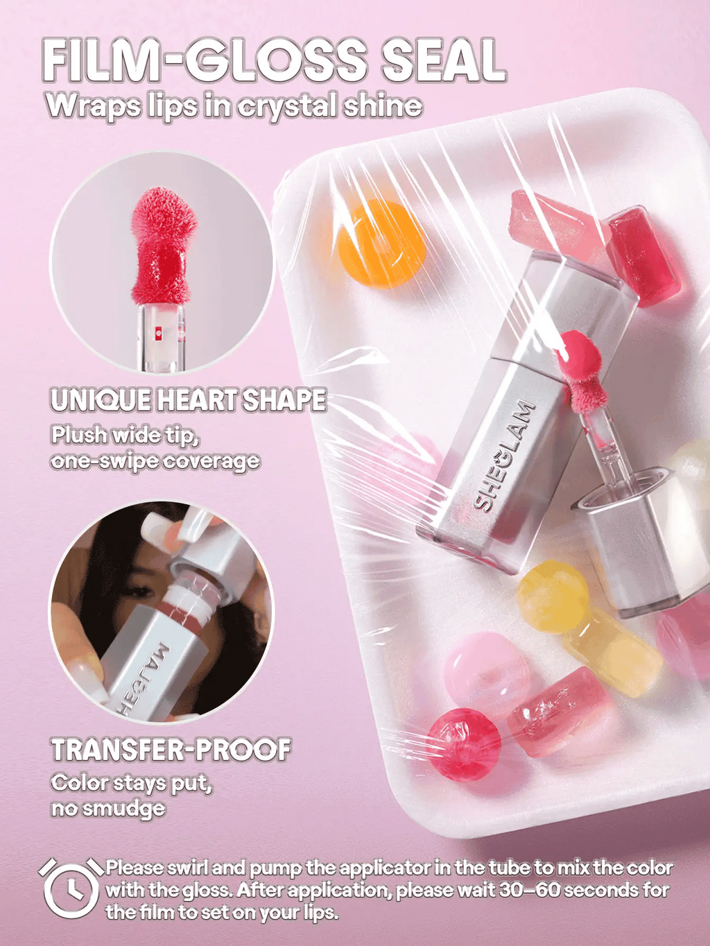 SHEGLAM glass lock Air gloss- faux filler