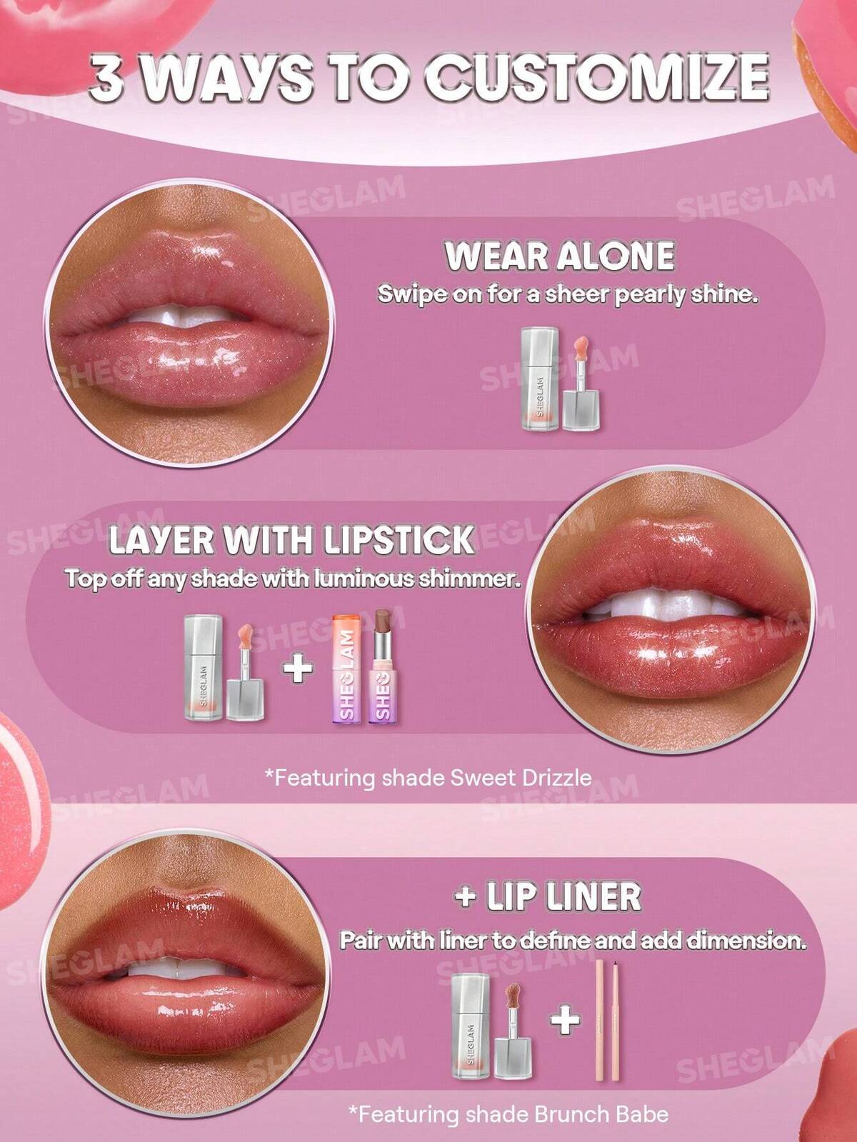 SHEGLAM glass lock Air gloss- faux filler