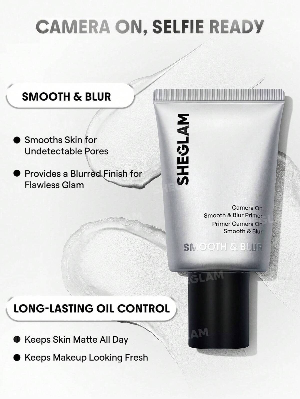 SHEGLAM Blurring primer - camera on smooth and blur primer