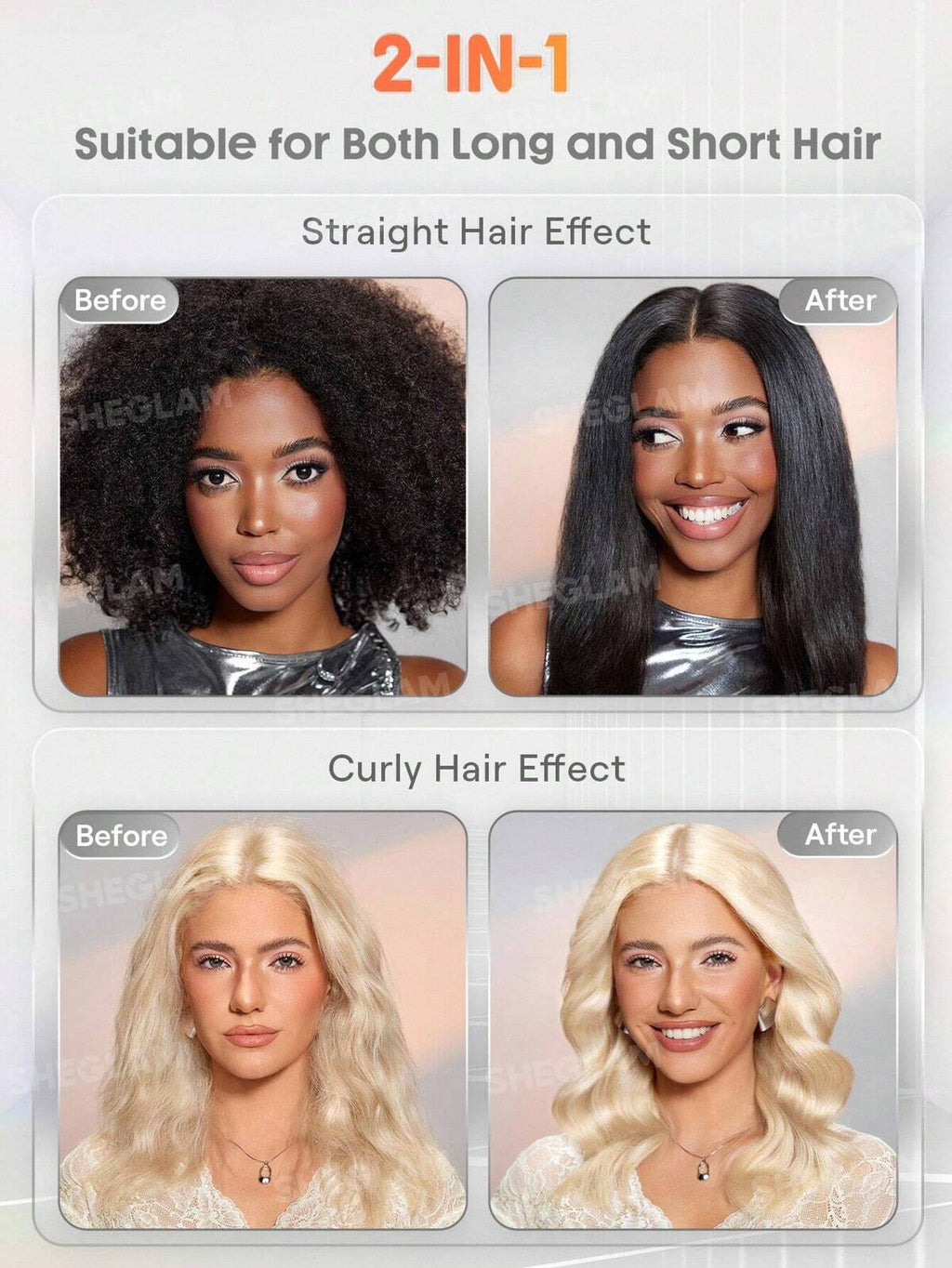 SHEGLAM HAIR Sleek Chic Insta-Heat Straight Styler