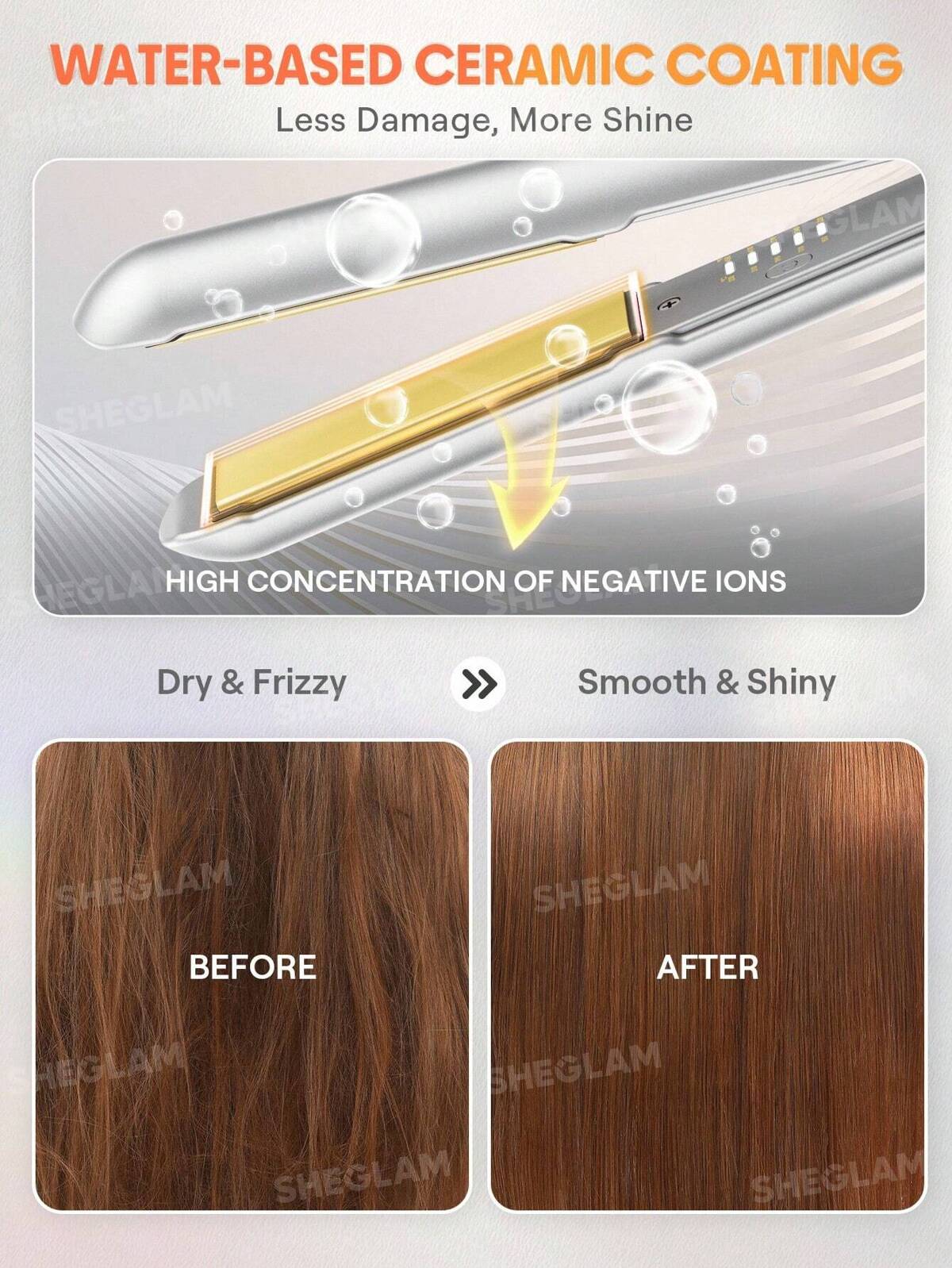 SHEGLAM HAIR Sleek Chic Insta-Heat Straight Styler