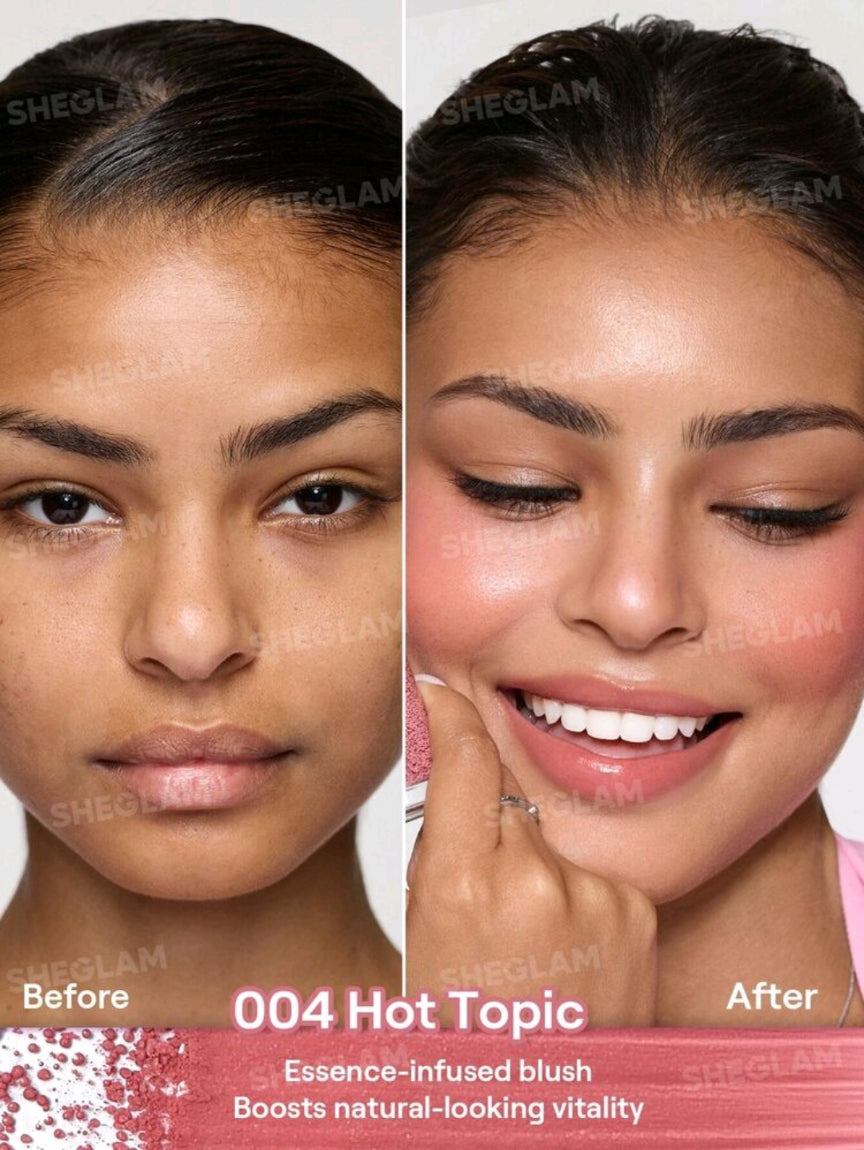 SHEGLAM Bubble Dew Blush Serum skincare infused nourishing liquid blush