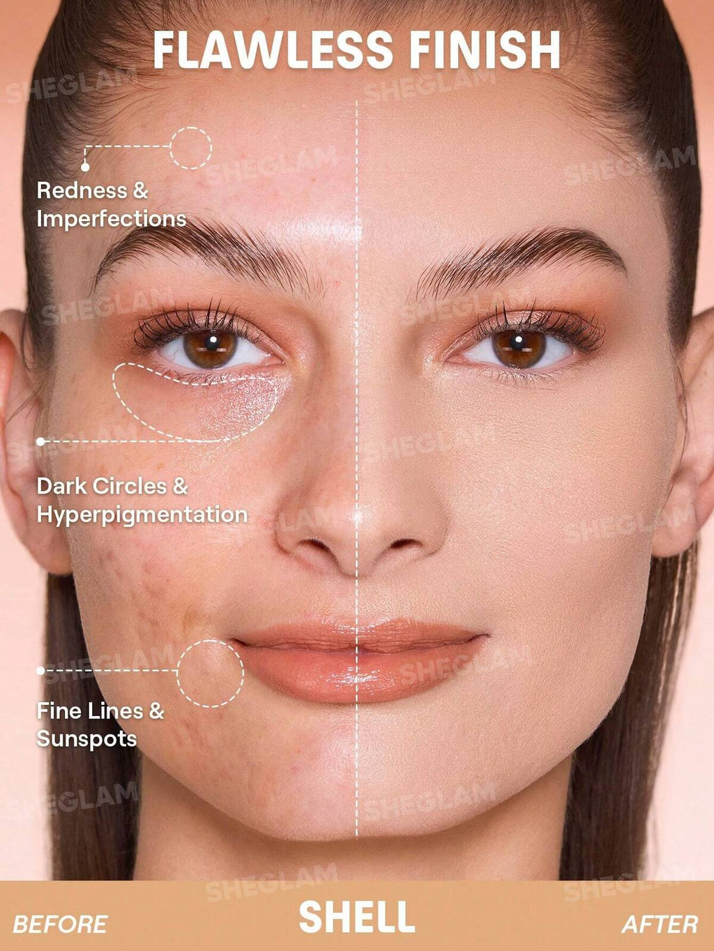 A- SHEGLAM Lock & Go cushion foundation