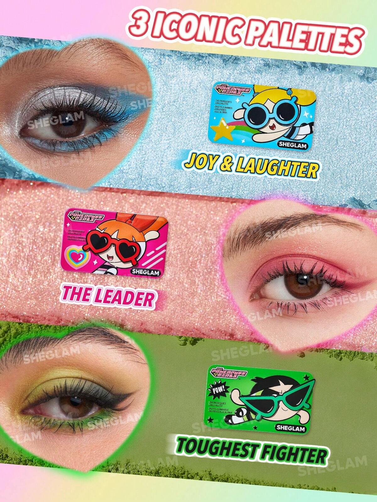 Powerpuff girls x SHEGLAM collection