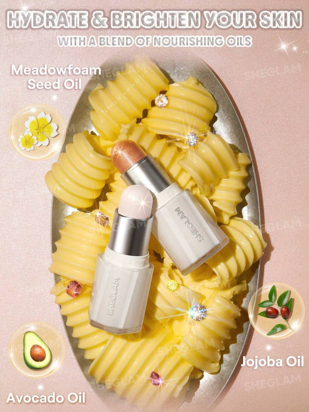 SHEGLAM Buttery bling highlight stick- buttery bliss highlighter stick