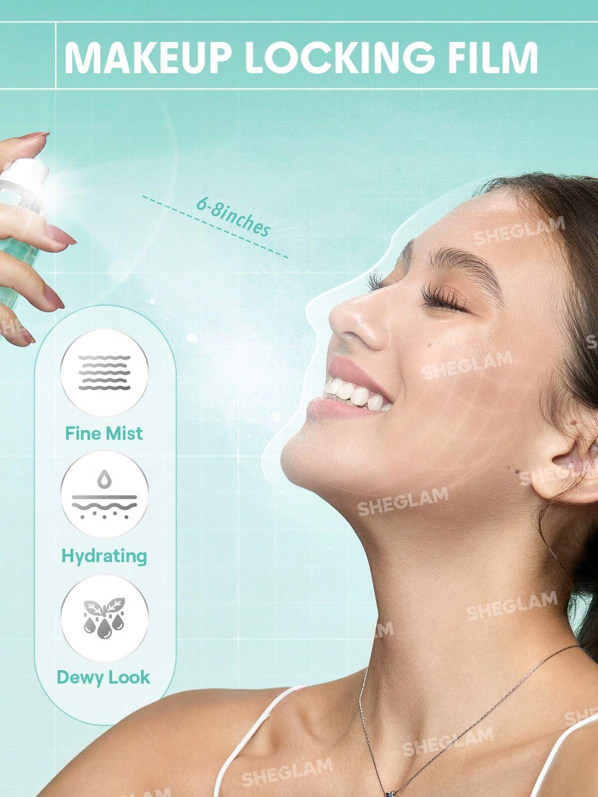 SHEGLAM Good grip hydrating prime & set setting spray