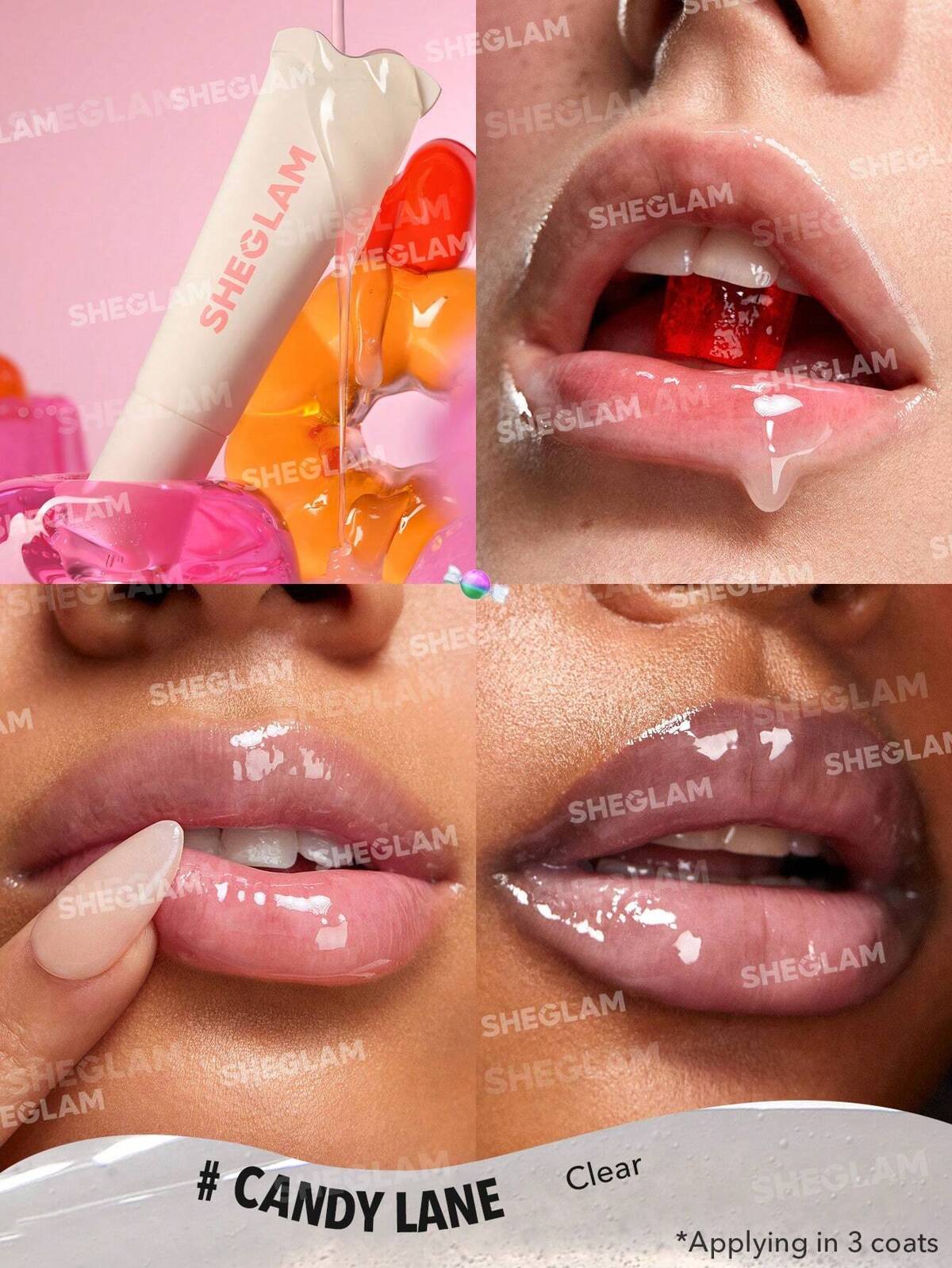 SHEGLAM crystal glaze moisturizing lip care set