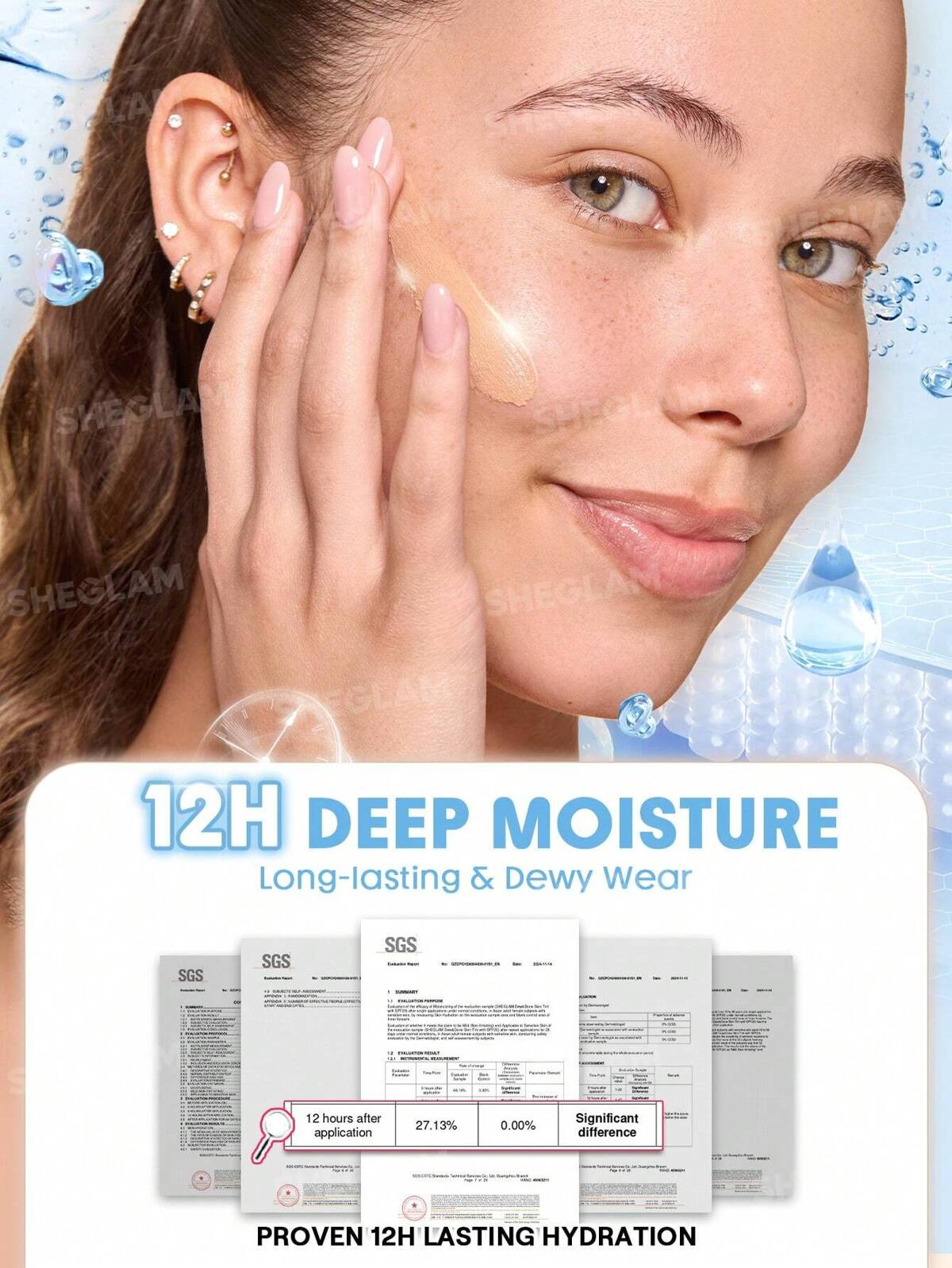 SHEGLAM Dew and Done skin tint with SPF-20 - Foundation