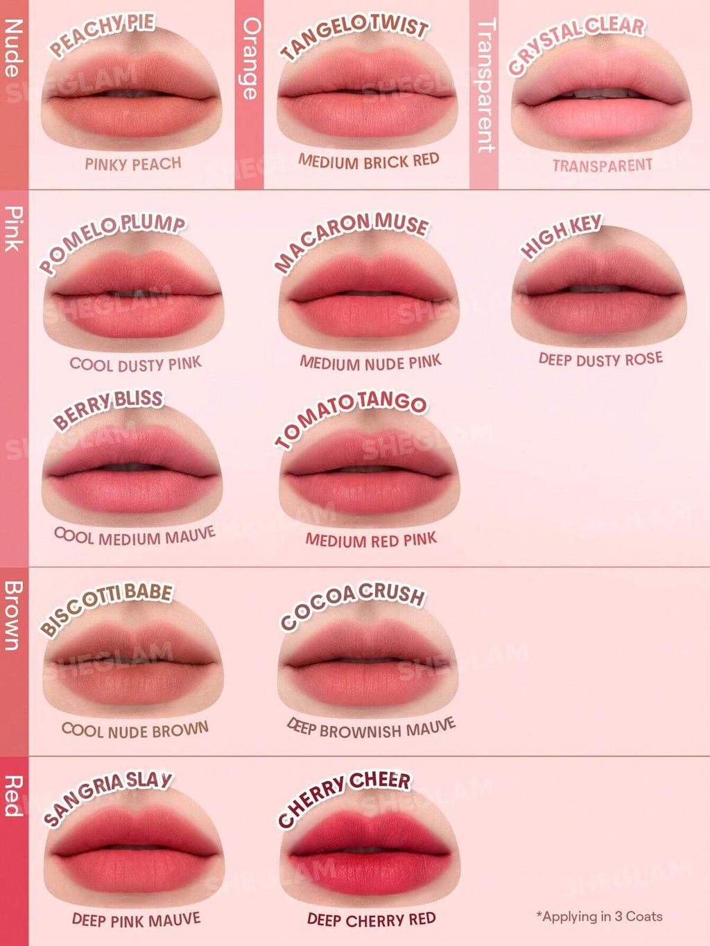 SHEGLAM bounce putty pocket lip pot