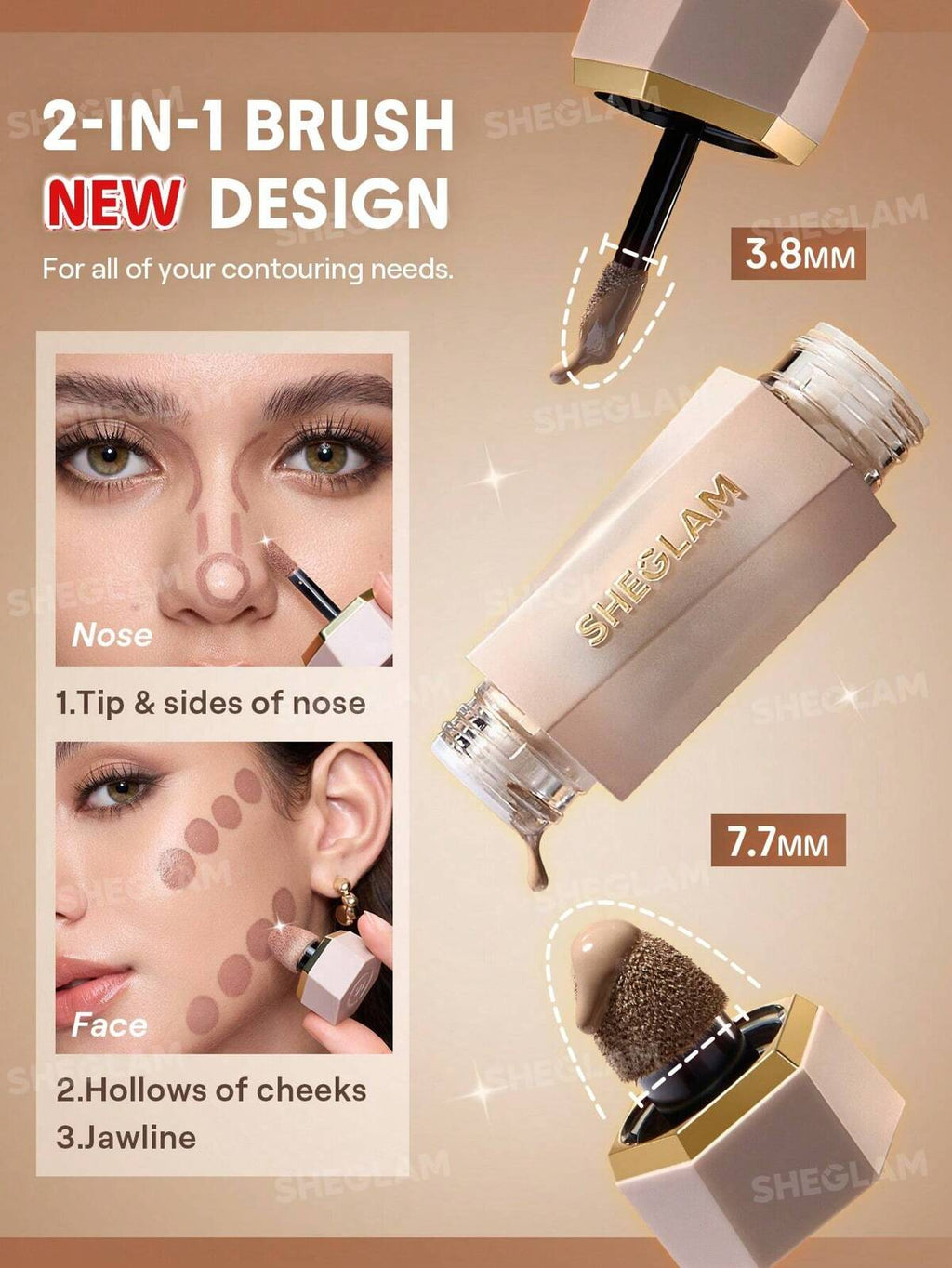 SHEGLAM precision sculpt liquid contour duo