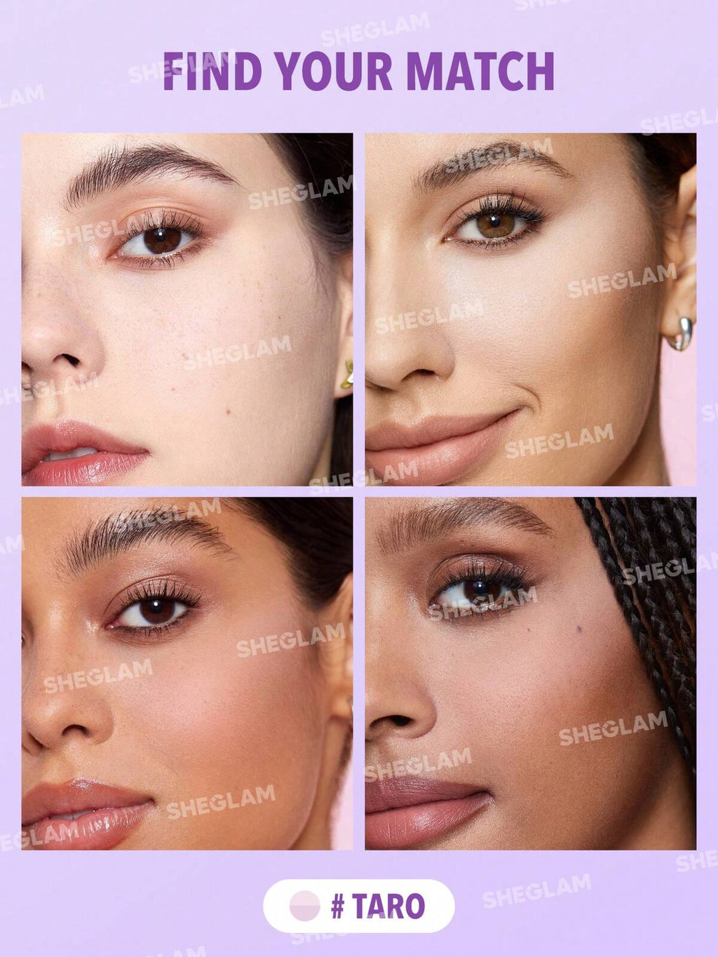 SHEGLAM insta ready face and setting powder - Taro(setting powder)